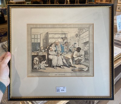 Lot 236 - Rowlandson (Thomas). A Set of Eight Caricatures Based on Education, circa 1805