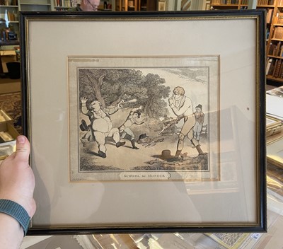 Lot 236 - Rowlandson (Thomas). A Set of Eight Caricatures Based on Education, circa 1805