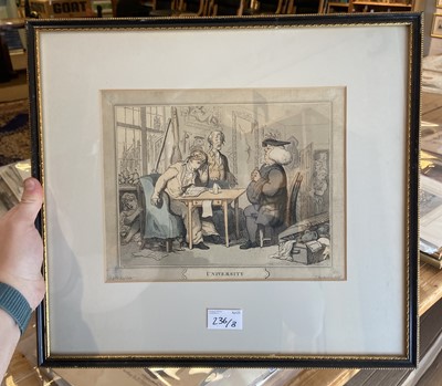 Lot 236 - Rowlandson (Thomas). A Set of Eight Caricatures Based on Education, circa 1805