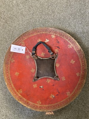 Lot 188 - Indo Persian. An Indian leather shield (dhal), 19th century