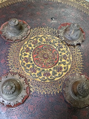 Lot 188 - Indo Persian. An Indian leather shield (dhal), 19th century