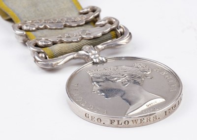 Lot 207 - Charge of the Light Brigade. Crimea Medal, Pte G. Flowers, 17th Lancers, Killed in Action