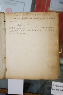 Lot 209 - Blencowe (Anne, née Wallis; 1656-1718), Manuscript Cookery Receipts Book of Lady Anne Blencowe