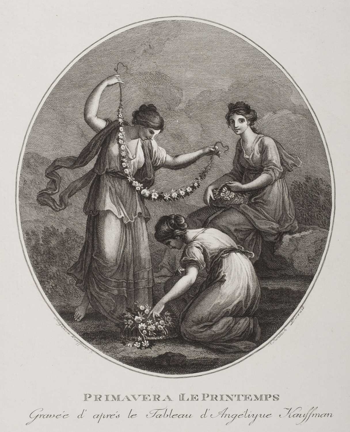 Lot 48 - Suntach (Antonio, 1744-1828). The Four Seasons, after Angelica Kauffman