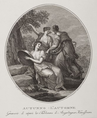 Lot 48 - Suntach (Antonio, 1744-1828). The Four Seasons, after Angelica Kauffman