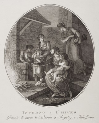 Lot 48 - Suntach (Antonio, 1744-1828). The Four Seasons, after Angelica Kauffman