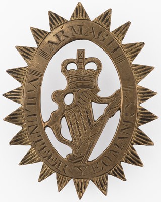 Lot 382 - Armagh Volunteers Yeomanry. An Irish pouch badge circa 1800