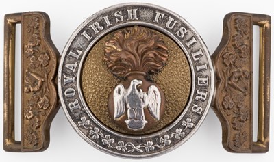 Lot 471 - Royal Irish Fusiliers. An Irish waist belt clasp, circa 1881