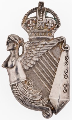 Lot 482 - The King's Royal Irish. An Edwardian silver non-commissioned officer's arm badge, 1905