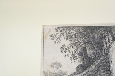 Lot 39 - Ostade (Adriaen Jansz. van, 1610-1685). The Woman Spinning, 1652, etching