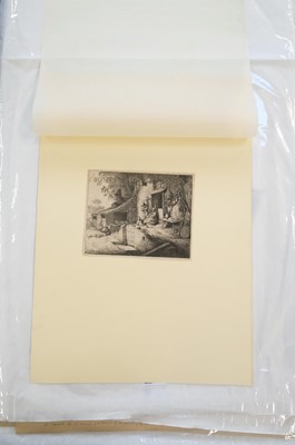 Lot 39 - Ostade (Adriaen Jansz. van, 1610-1685). The Woman Spinning, 1652, etching