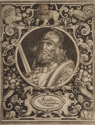 Lot 25 - Bruyn (Nicolaus de, 1571-1656). Portraits of King David, from the series Kings and Heroes, 1594