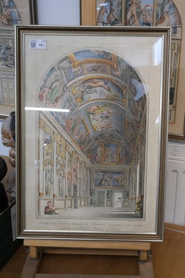 Lot 45 - Volpato (Giovanni). Veduta della Galleria dipinta da Annibale Carracci..., 1777