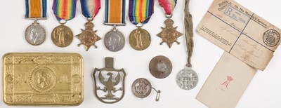 Lot 587 - Family Medals. Brock, Royal North Devon Yeomanry