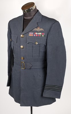 Lot 185 - RAF tunic. Post WWII RAF officer's full dress tunic belonging to Squadron Leader T.C.P. Maxwell, DFC