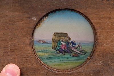 Lot 147 - Magic Lantern Slides. A group of approximately 75 hand-painted glass lantern slides