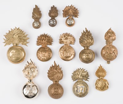 Lot 435 - Irish Fusiliers. A Victorian Other Ranks glengarry badge of the 87th (Royal Irish Fusiliers)