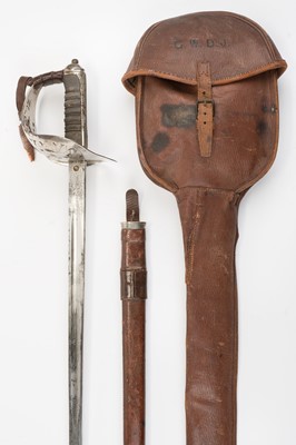 Lot 527 - Sword. A British 1897 Officer's sword belonging to Colonel G.W.D. Jennings, Royal Engineers