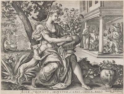 Lot 26 - Collaert (Adriaen, 1560-1618). Summer, from The Four Seasons, after Maarten de Vos, circa 1587