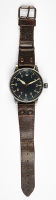 Lot 170 - Pilot's watch. WWII German Luftwaffe pilot's watch