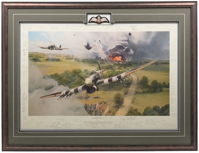 Lot 325 - Taylor (Robert). Closing the Gap, Typhoon Strike in the Falaise Pocket, limited edition colour print