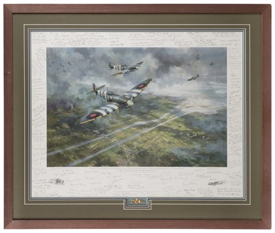 Lot 340 - Turner (Michael). The return flank of the D-Day battlefield limited edition colour print