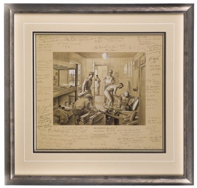 Lot 313 - Kenyon (Bennett Ley). The Entrance, limited edition print after the original sketch