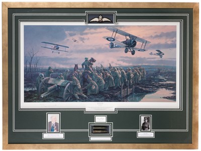 Lot 318 - Saunders (Anthony). The Big Push, Passchendaele 1917, limited edition colour print