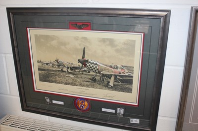 Lot 326 - Taylor (Robert). Eagles of the Eighth, limited edition colour print and 3 others