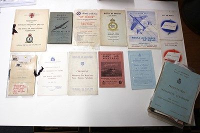 Lot 66 - The Desford Flying School. The official opening luncheon menu, 13 December 1935