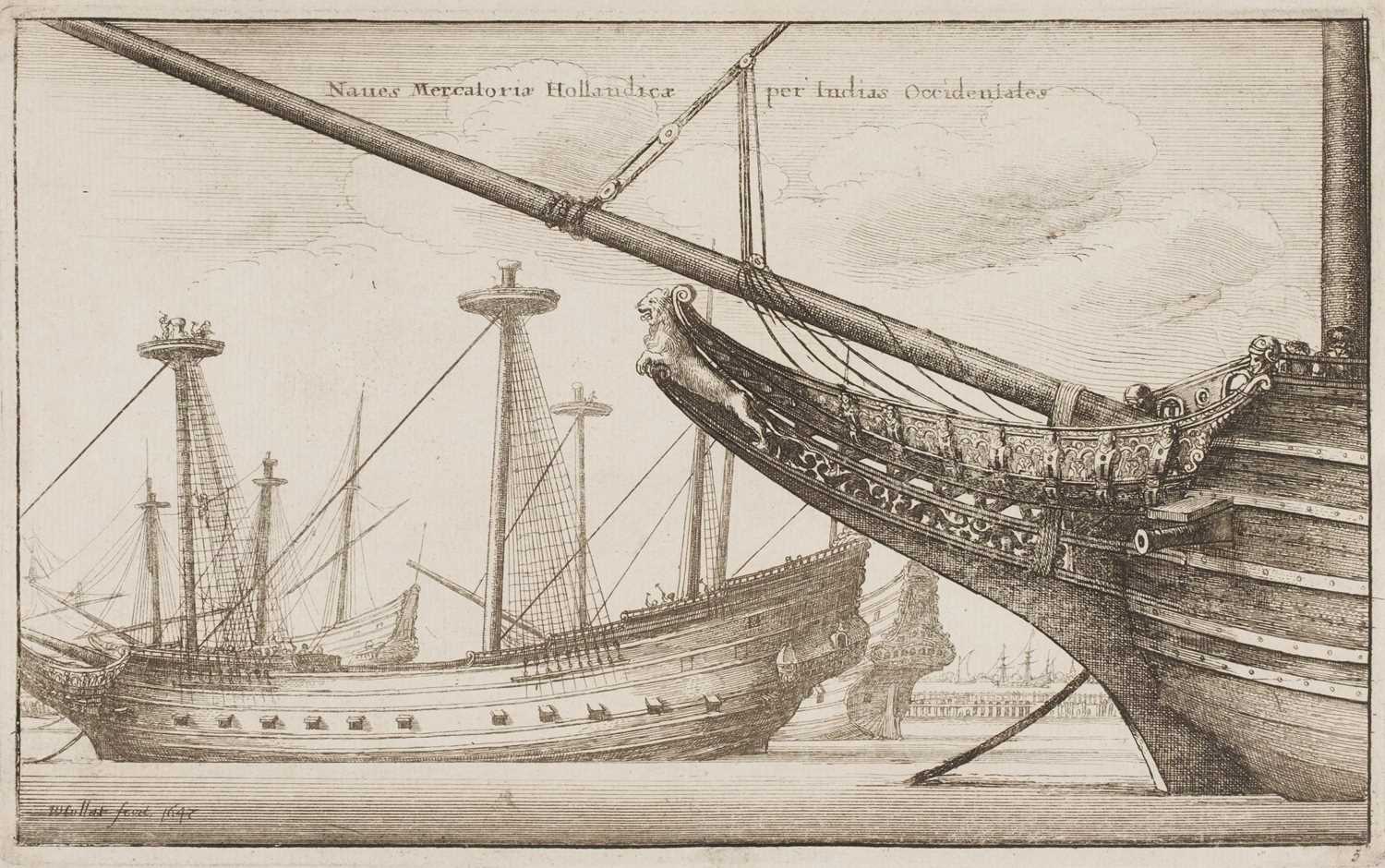 Lot 38 - Hollar (Wenceslaus, 1607-1677). Naves Mercatoriae Hollandicae per Indias Occidentales, 1647