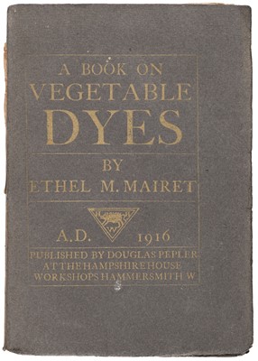 Lot 408 - Ethel Mairet (1872-1952, British hand loom weaver). An archive of books and other publications