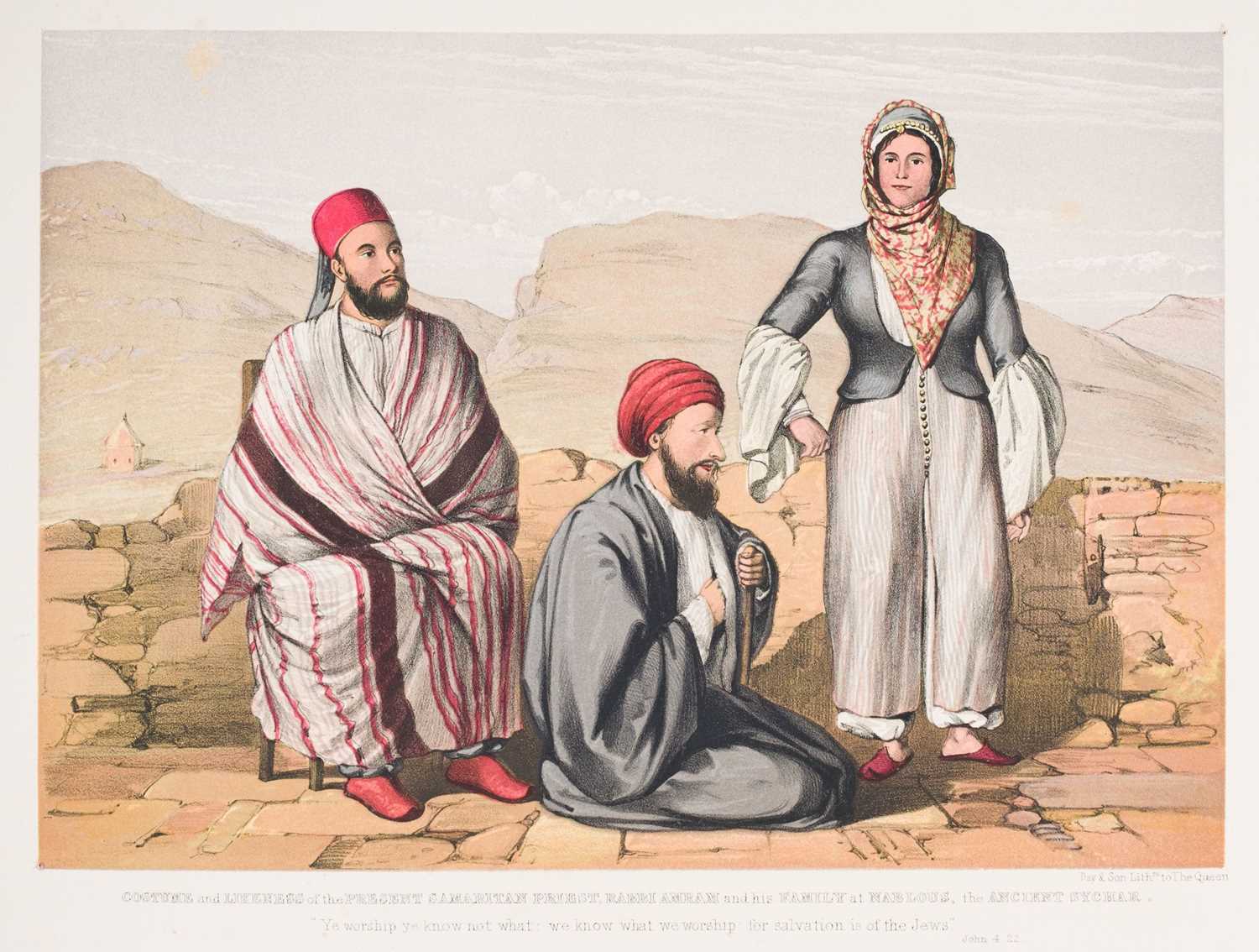 Lot 38 - Mrs. Ferdinand Christian Ewald. Jerusalem and the Holy Land..., 1854