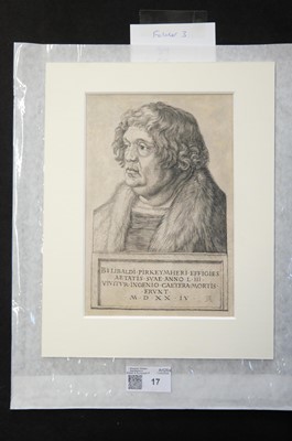 Lot 17 - Durer (Albrecht, 1471-1528). Willibald Pirckheimer, 1524