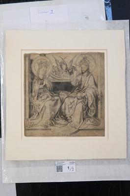 Lot 1 - Aldegrever (Heinrich, circa 1502-1555/61). Absalom Inviting David for a Feast..., 1540