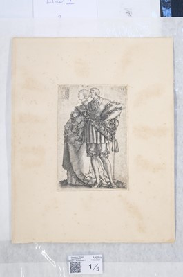 Lot 1 - Aldegrever (Heinrich, circa 1502-1555/61). Absalom Inviting David for a Feast..., 1540