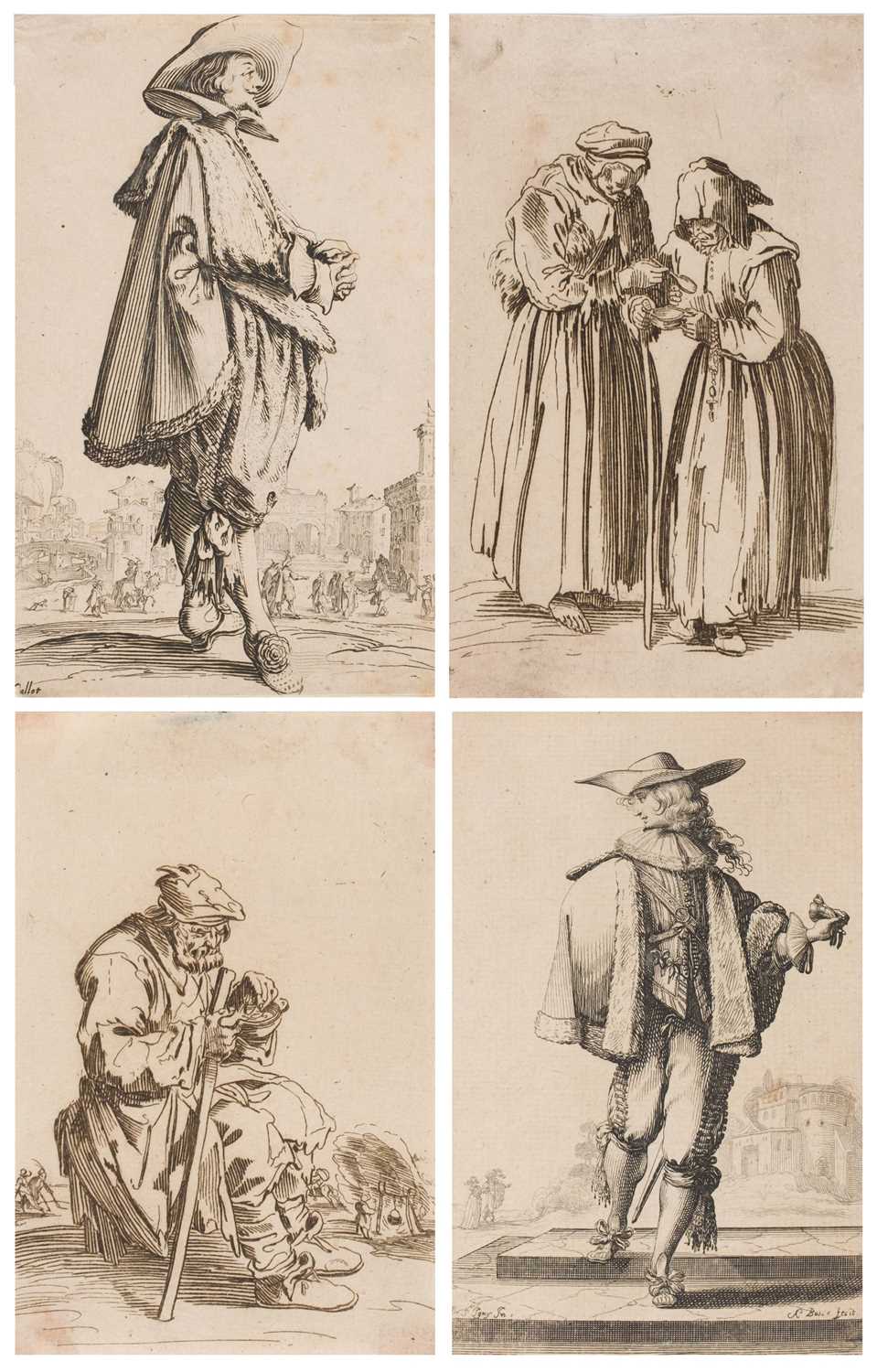 Lot 30 - Callot (Jacques, 1592-1635). Le Gentilhomme aux Mains Jointes, etching, and others