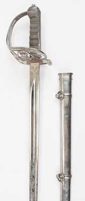 Lot 521 - Presentation sword. A British Victorian 1827 Pattern 1st Surrey Rifles Presentation Sword