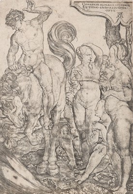 Lot 21 - Ladenspelder (Johann, 1512 - circa 1561). Adam and Eve, after Albrecht Dürer, circa 1550, and others