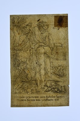 Lot 21 - Ladenspelder (Johann, 1512 - circa 1561). Adam and Eve, after Albrecht Dürer, circa 1550, and others