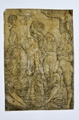 Lot 21 - Ladenspelder (Johann, 1512 - circa 1561). Adam and Eve, after Albrecht Dürer, circa 1550, and others