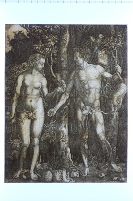 Lot 21 - Ladenspelder (Johann, 1512 - circa 1561). Adam and Eve, after Albrecht Dürer, circa 1550, and others