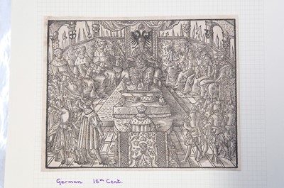 Lot 21 - Ladenspelder (Johann, 1512 - circa 1561). Adam and Eve, after Albrecht Dürer, circa 1550, and others