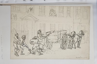 Lot 46 - Pencz (Georg, circa 1500-1550). Christ Tempted by the Devil in the Desert, from the series The Life of Christ