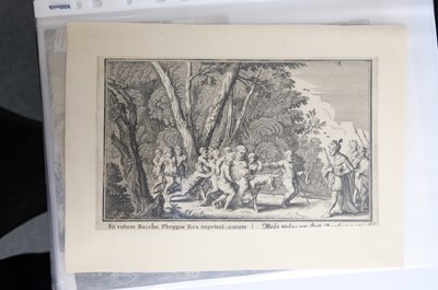 Lot 46 - Pencz (Georg, circa 1500-1550). Christ Tempted by the Devil in the Desert, from the series The Life of Christ