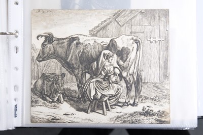 Lot 46 - Pencz (Georg, circa 1500-1550). Christ Tempted by the Devil in the Desert, from the series The Life of Christ