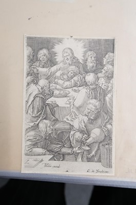 Lot 46 - Pencz (Georg, circa 1500-1550). Christ Tempted by the Devil in the Desert, from the series The Life of Christ