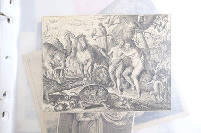 Lot 46 - Pencz (Georg, circa 1500-1550). Christ Tempted by the Devil in the Desert, from the series The Life of Christ