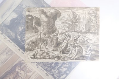 Lot 46 - Pencz (Georg, circa 1500-1550). Christ Tempted by the Devil in the Desert, from the series The Life of Christ