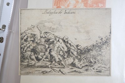 Lot 46 - Pencz (Georg, circa 1500-1550). Christ Tempted by the Devil in the Desert, from the series The Life of Christ